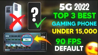 Top 3 Best Gaming Phone Under 15000 | 😍90fps Default | Gaming Phone Under 15000