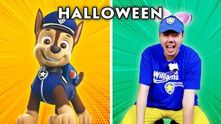 Halloween Cùng Chú Chó Cứu Hộ | Bắt Chước Hoạt Hình PAW PATROL Siêu Đỉnh