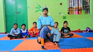बच्चों को back chest role कैसे सिखाते हैं 👆👀ll #gymnast  #practice #training #kidsvideo #youtube