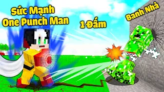 REDHOOD THỬ THÁCH TRỞ THÀNH SAITAMA TRONG MINECRAFT*REDHOOD TROLL MỀU BẰNG SỨC MẠNH ONE PUNCH MAN