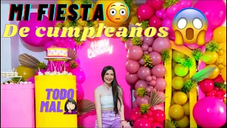 MI FIESTA DE CUMPLEAÑOS!! (Que desastre😰) Janinalchair