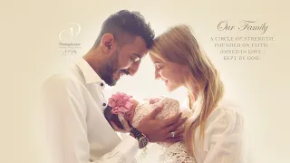 اول ظهور للمولوده الجديدة  و سماعها الأذان لأول مرة من والدى 👶🥰