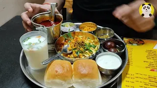 Misal Pav Thali 99₹ | मिसल पाव थाली | Indian Street Food | Mumbai Street Food