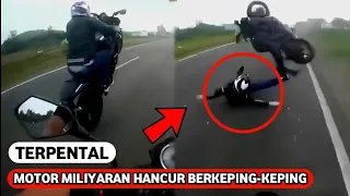 HANCUR❗ Beginilah Nasib Apes Pengendara Ugal Ugalan - Crash Akibat Banyak Gaya!!