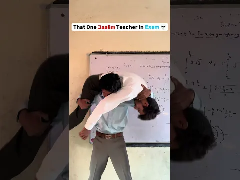 That one strict teacher in exam hall 💀pt-2 #shorts #funny #school #exam￼