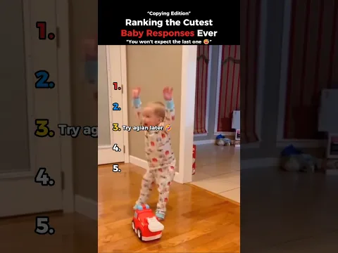 Ranking the Cutest Baby Responses Ever (Copying Edition)