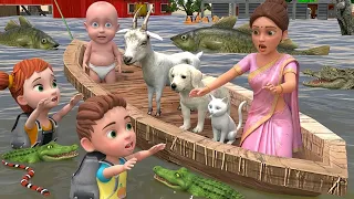 गांव में बाढ़ | Pagal Babu | Chintu Mummy cartoon | pagal beta (desi comedy video) @CSBishtVines