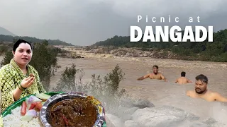 Picnic Vlog at Dangadi | Outdoor Cooking | Homemade Mutton Curry Recipe