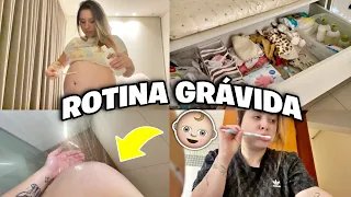 ROTINA da MANHÃ GRÁVIDA Tata e Henrique