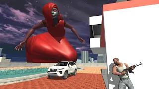 Franklin vs Giant Stree - INDIAN BIKES DRIVING 3D