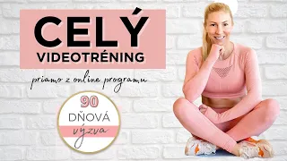 TABATA bez skákania | celý videotréning | z online programu 90 DŇOVÁ VÝZVA | Cvicte So Zuzanou