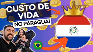 CUSTO de VIDA no PARAGUAI - Comparativo COMPLETO com o BRASIL