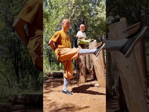 Shaolin Monk Training Exposed (Part 1) 🥋✨ #shorts #shaolin #monk #kungfu #facts