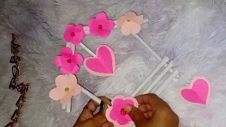 सिर्फ खाली पेन से बनाये इतना सुंदर वॉल डेकोर/ wall hanging craft / paper craft ideas