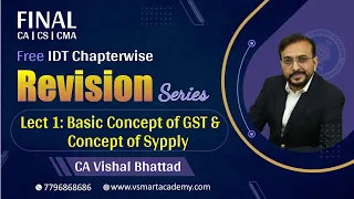 Lec 01: CA|CMA|CS INTER & FINAL | FREE CHAPTERWISE REVISION SERIES | BY CA VISHAL BHATTAD |