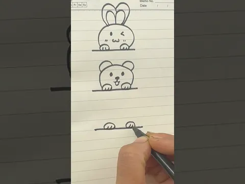 3animals #bunny #bear  #tigers #drawingforkids #art #easydraw #drawing #easydrawing #animals #easy