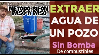 COMO EXTRAER AGUA SIN COSTO. COMO?