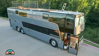 Family of 6 Left Everything | Lives in a Luxury Double Decker Bus