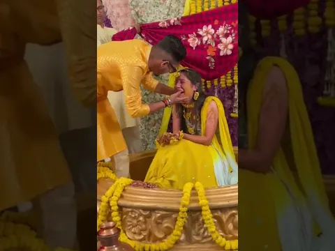 HALDI CEREMONY 💛| #viral #shorts #mehandi #haldiceremony #2022 #wedding #viralshorts #vidai