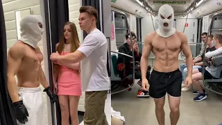 BODYBUILDER DANCING / SCARING PEOPLE / FITNESS PRANK @grigory_kulak