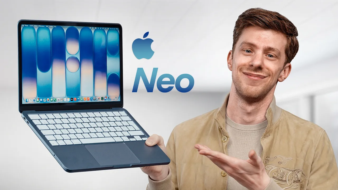 Vid�o-Test de Apple MacBook Neo par Steven
