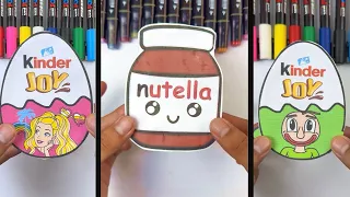 Nutella barbie and Baldi basics surprise gift unboxing #barbie #nutella #baldi