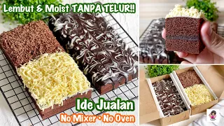 Telur Mahal?? Buat Cake Ini!! Laris Manis Modal 20K buat 2 Cake⭐️ SUPER MOIST EGGLESS CHOCO CAKE⭐️
