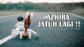 Azhira Jatuh Lagi dari Balance Bike #balancebike #mainananak