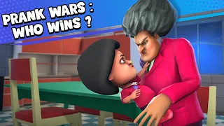 Prank Wars: Scary Little Prankster vs. Scary Teacher 3D - Who Wins?