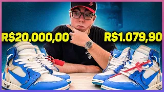 Air Jordan 1 UNC Off White ™ ORIGINAL vs REPLICA SUPER PREMIUM