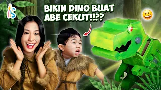 BIKIN DINOSAURUS RAKSASA BUAT ABE CEKUT