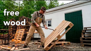 How to take a pallet apart without breaking it