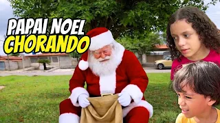 ENCONTRAMOS O PAPAI NOEL CHORANDO