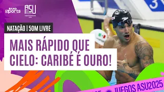 CARIBÉ ESPETACULAR! MAIS RÁPIDO QUE CIELO E MAIS UM OURO PARA O BRASIL! | PAN JUNIOR ASSUNÇÃO