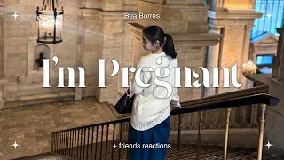 finding out im pregnant + friends reaction II Bea Borres