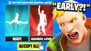 Trolling With UNRELEASED TikTok Emotes (WAP, Savage Love, Corvette)