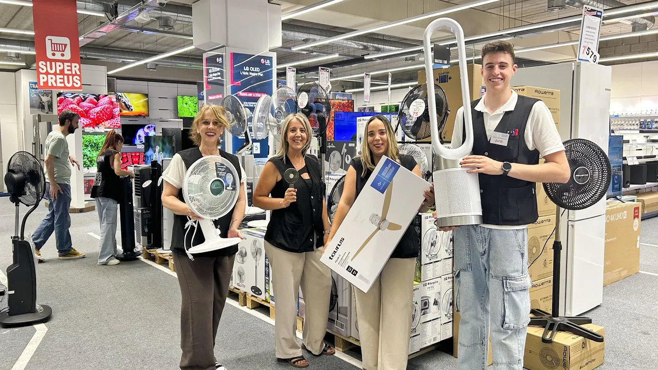 L’onada de calor encén les vendes de ventiladors i aires acondicionats a la comarca