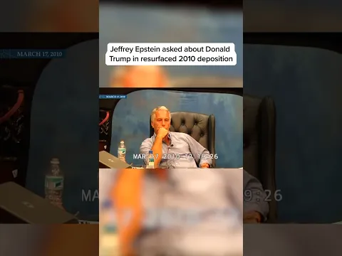 Jeffrey Epstein asked about Donald Trump in resurfaced 2010 deposition