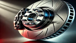 Brake disc repair by lathe
