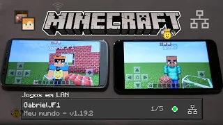 ⭐jogar Minecraft junto com amigos👥 LAN 📱❕❌sem internet