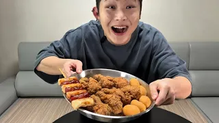 Beatbox + Chicken Mukbang (ASMR) #tiktok #beatbox