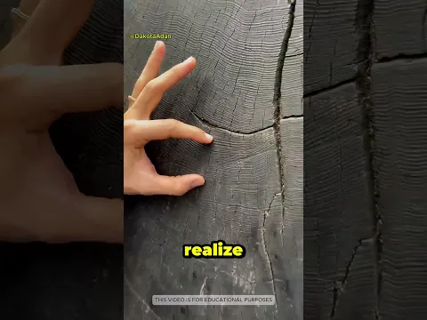 This Guy Counted The Years on The Tree