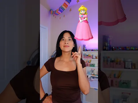 Hago la corona de la princesa Peach.  #lacasitadechanty #supermariogalaxy #diycrafts