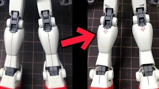 ガンプラ：世界一簡単な【合わせ目消し】＋超おすすめ【最強ヤスリ】＆㊙︎メンテナンス方法で新品に戻る！？