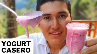 COMO HACER YOGURT CASERO con solo 3 Ingredientes