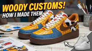 Custom Woody Sneakers: Nike Air Force 1 Transformation
