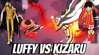 One Piece Luffy VS Kizaru Fight scene