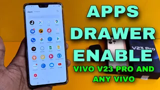 how to enable apps drawer option on vivo v23 pro & any vivo devices☺️☺️