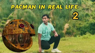 PAC-MAN in real life part-2 #pacman #vfx #templerun2