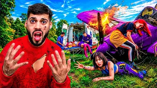 AS GUERREIRAS DO K-POP SOFRERAM UM GRAVE ACIDENTE DE AVIÃO! *resgatamos a rumi a mira e a zoey